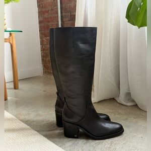 Sam Edelman Black Heeled Boots